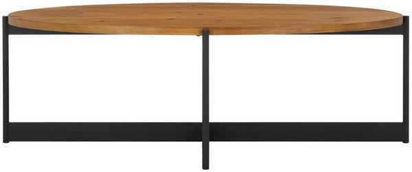 Safavieh Digby Coffee Table, COF2502 - Nautral Brown / Black 