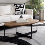 Safavieh Digby Coffee Table, COF2502 - Nautral Brown / Black 