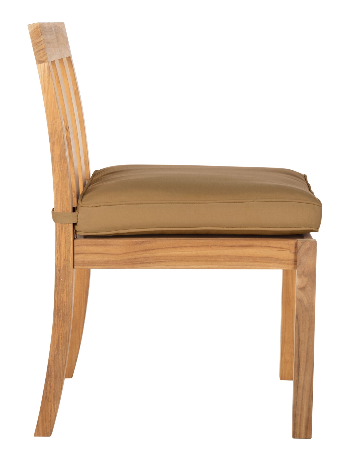 Safavieh Couture Montford Teak Dining Chair Natural (Set of 2) - Natural Teak / Brown