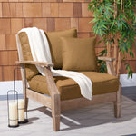 Safavieh Couture Martinique Wood Patio Armchair - Natural / Brown