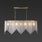 Safavieh Couture Rosalana Glass Chandelier, CTL1042 - Gold / Clear