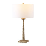 Safavieh Couture Roxalina Metal Base Table Lamp, CTL1051 - Antique Brass / White