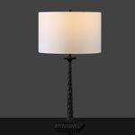 Safavieh Couture Roxalina Metal Base Table Lamp, CTL1051 - Black / White