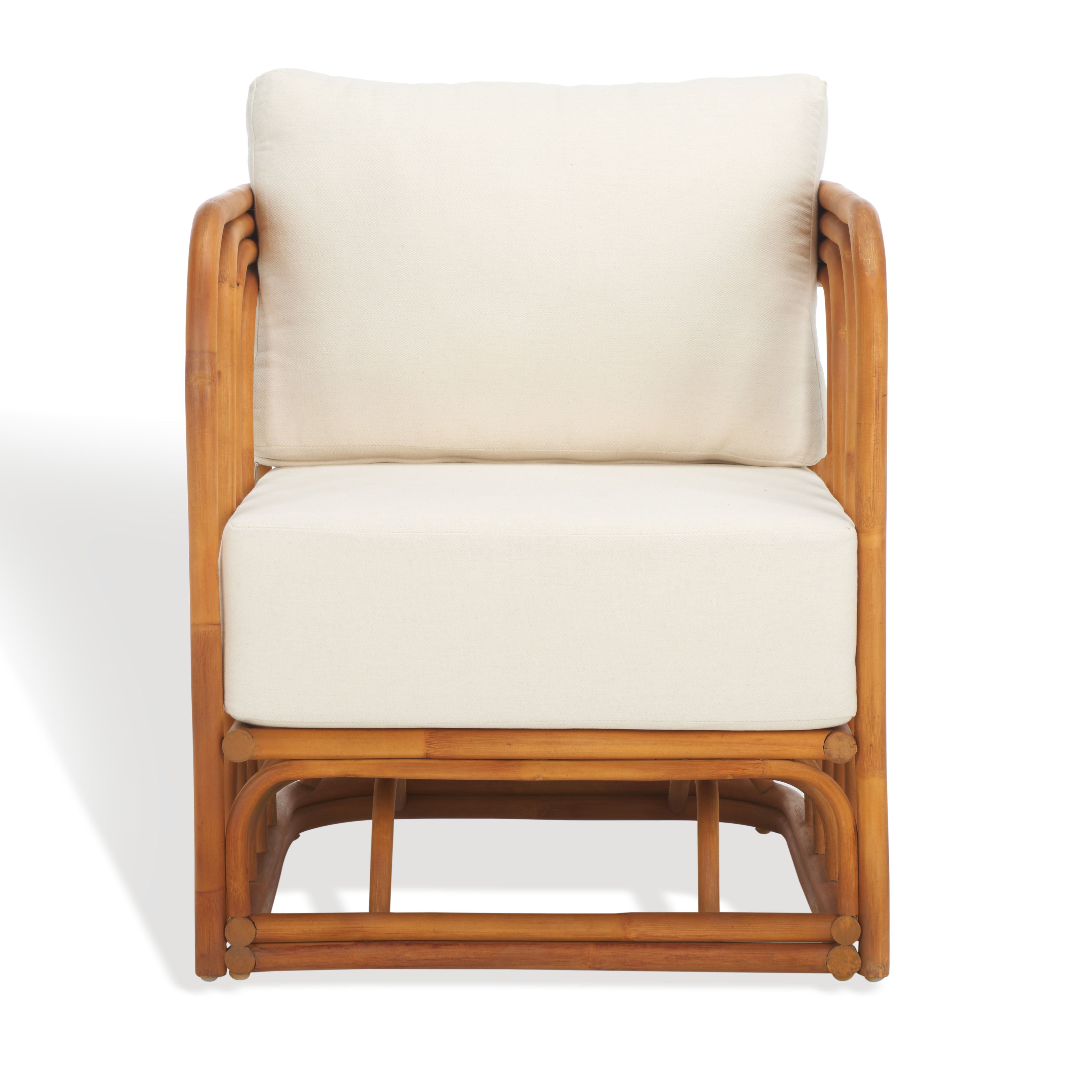 Safavieh Couture Harlowe Rattan Accent Chair, CWK3002 - Natural / White