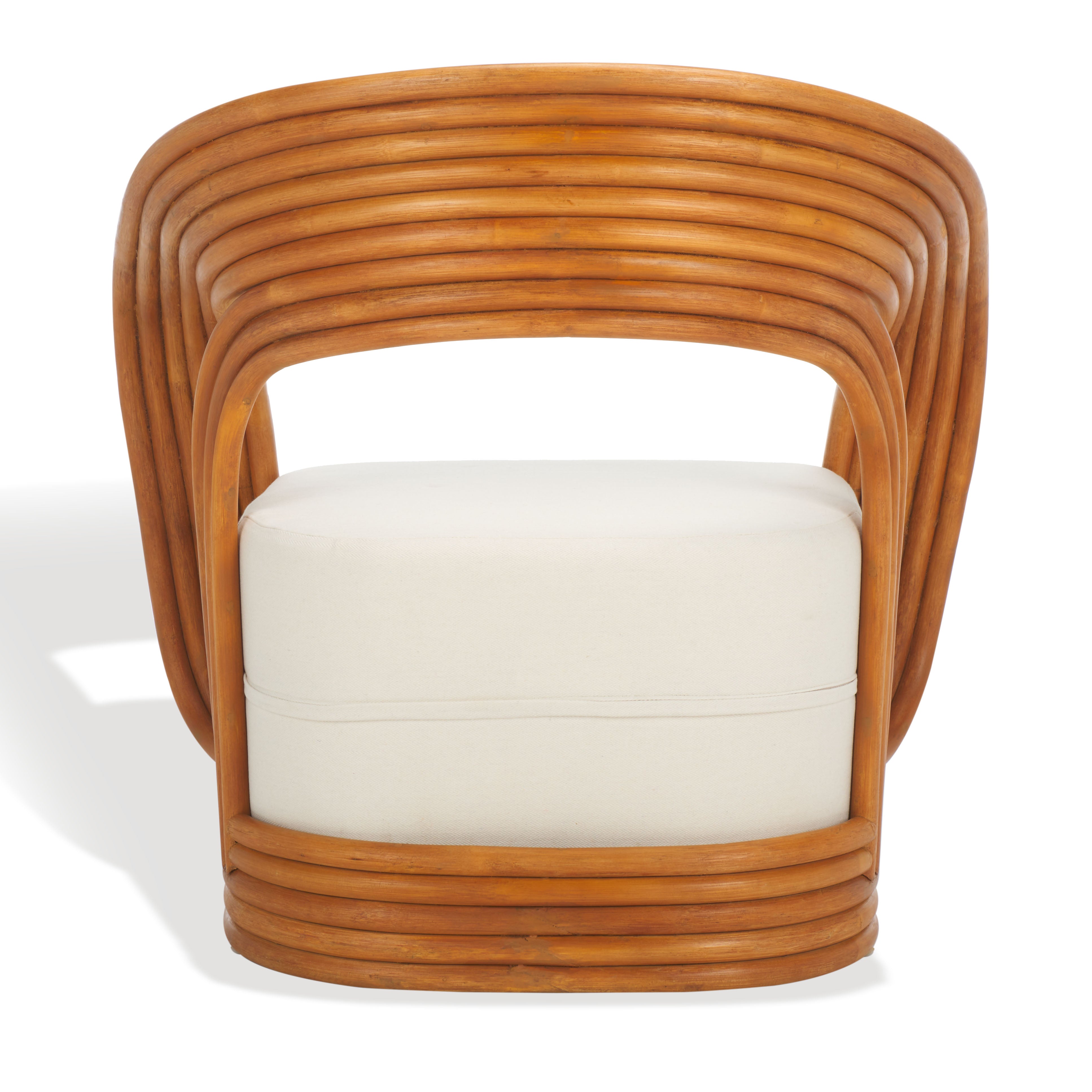 Safavieh Couture Giorno Rattan Accent Chair, CWK3004 - Natural / White