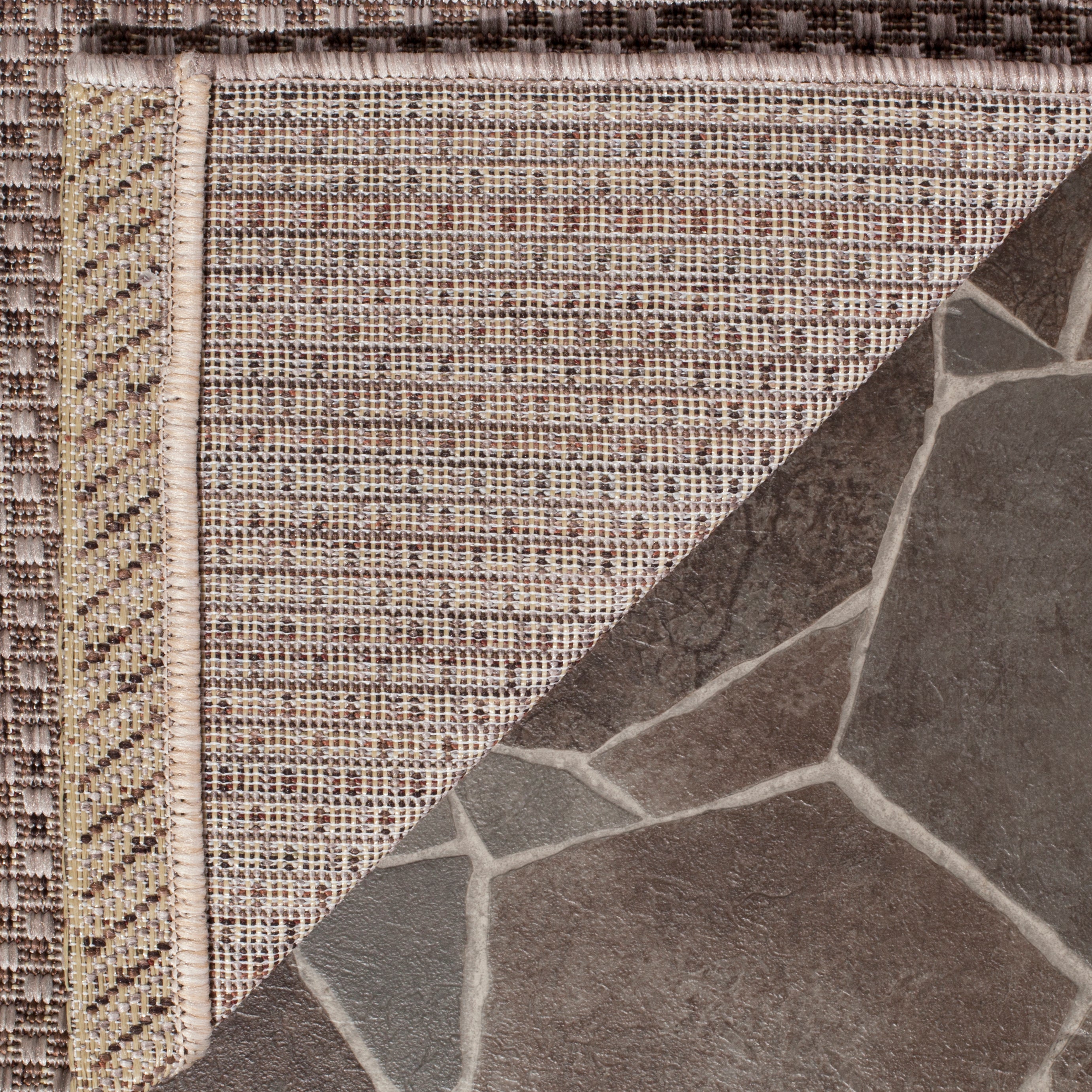 Safavieh Courtyard 8521 Brown Rug, CY8521 - Beige / Brown