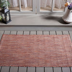 Safavieh Courtyard 8521 Pink Rug, CY8521 - Red / Beige