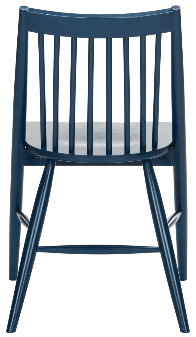 Safavieh Wren 19H Spindle Dining Chair (Set of 2), DCH1000 - Navy