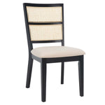 Safavieh Toril Dining Chair (Set of 2) , DCH1013 - Black / White / Natural