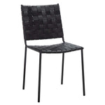 Safavieh Wesson Woven Dining Chair (Set of 2), DCH3005 - Black