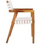 Safavieh Cire Leather Dining Chair , DCH4004 - White Leather / Natural Body