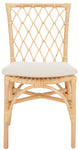 Safavieh Austri Dining Chair W/ Cushion, DCH6503 - Natural