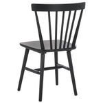 Safavieh Winona Spindle Back Dining Chair (Set of 2), DCH8500 - Matte Black