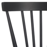 Safavieh Winona Spindle Back Dining Chair (Set of 2), DCH8500 - Matte Black