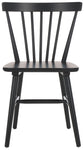 Safavieh Winona Spindle Back Dining Chair (Set of 2), DCH8500 - Matte Black