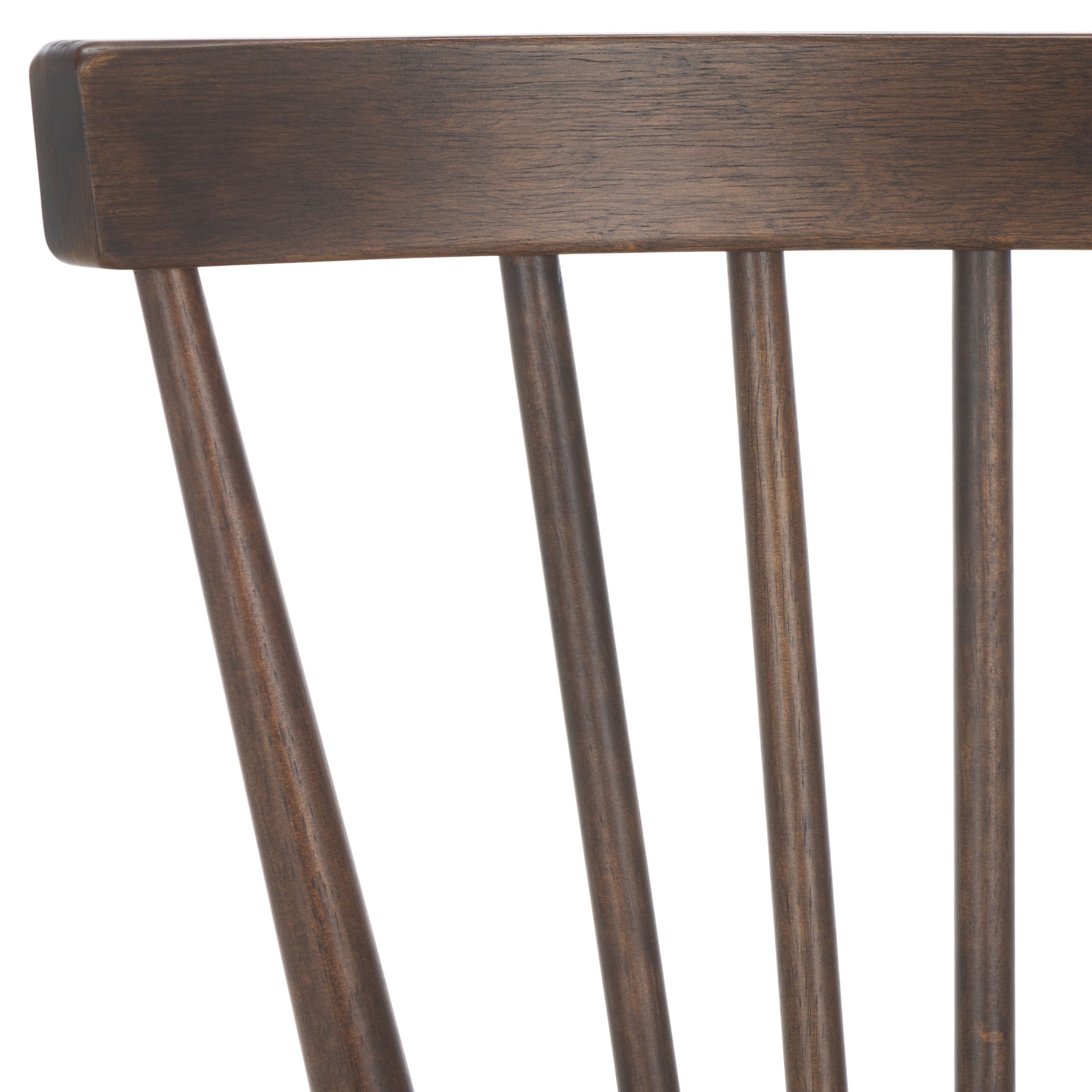 Safavieh Winona Spindle Back Dining Chair (Set of 2), DCH8500 - Walnut