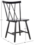 Safavieh Tayten Spindle Back Dining Chair , DCH8502 - Black