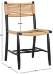 Safavieh Masha Rope Dining Chair, DCH8804 - Black / Natural