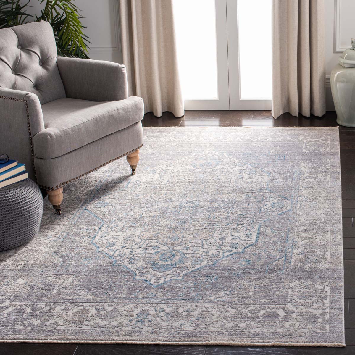 Safavieh Dream 401 Rug, DRM401 - Grey / Blue