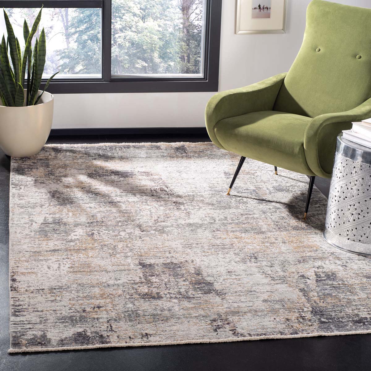 Safavieh Dream 413 Rug, DRM413 - Grey / Green