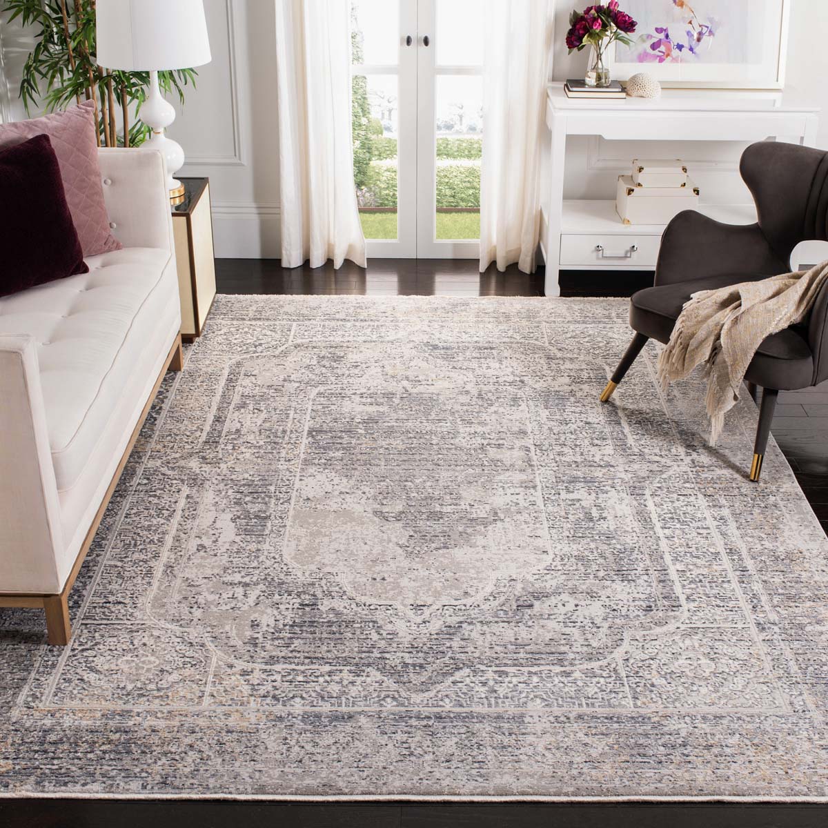 Safavieh Dream 425 Rug, DRM425 - Grey / Ivory