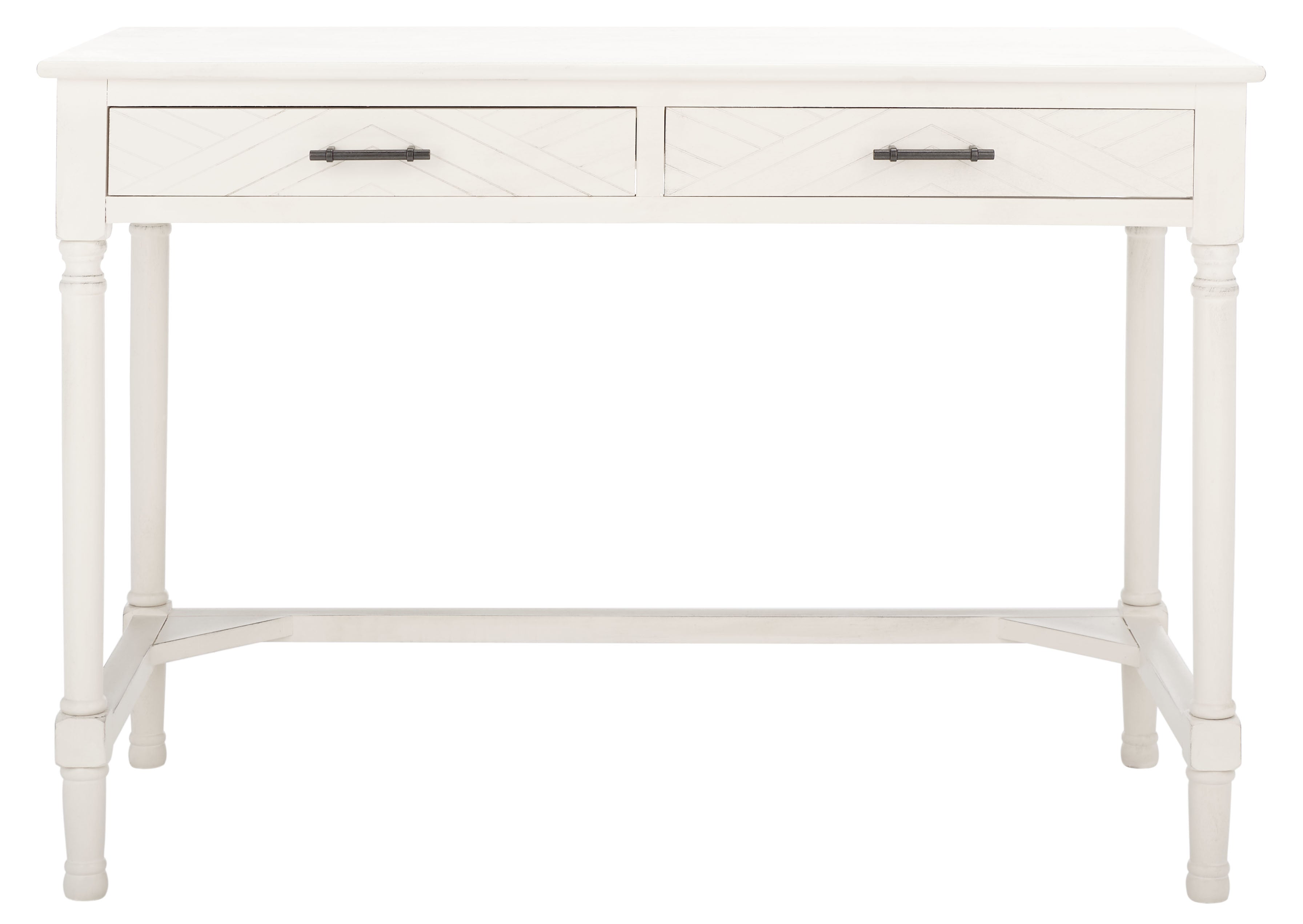 Safavieh Peyton 2 Drawer Desk , DSK5705 - Distrssed White