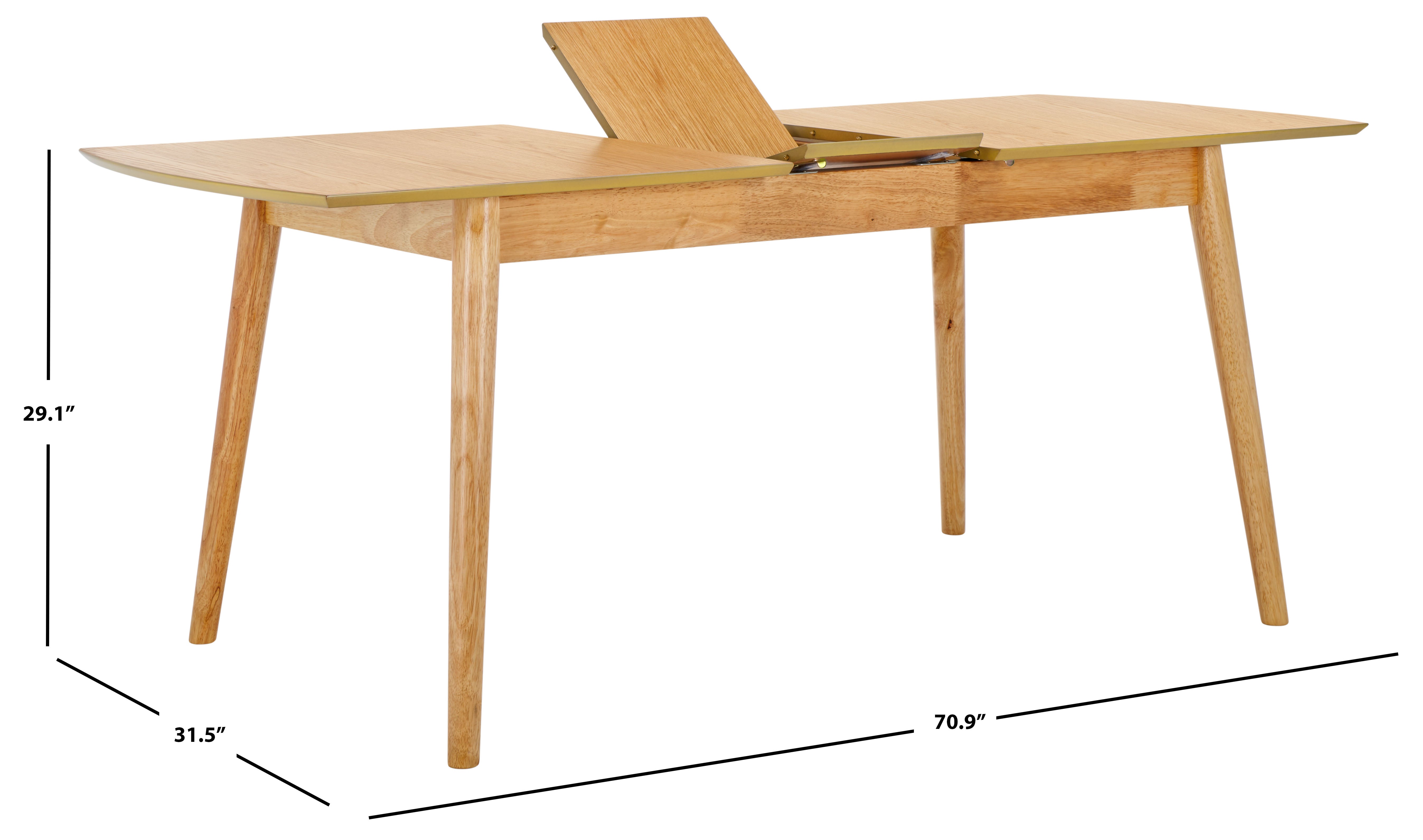 Safavieh Kay Extension Dining Table, DTB1406 - Natural 