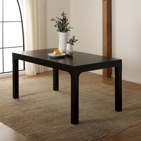 Safavieh Gael Rectangle Dining Table, DTB5001 - Black