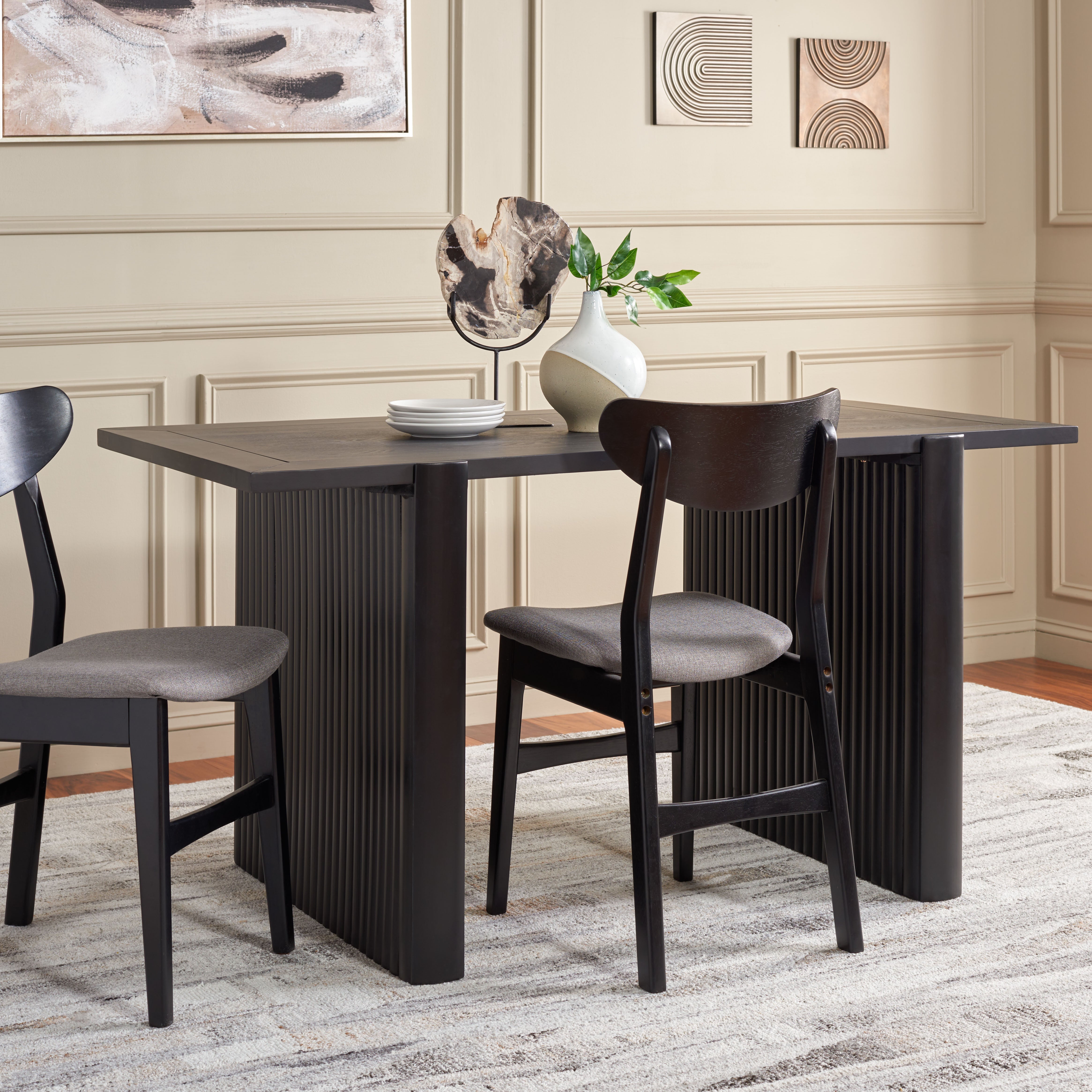 Safavieh Amell Dining Table Dtb9701 - Black