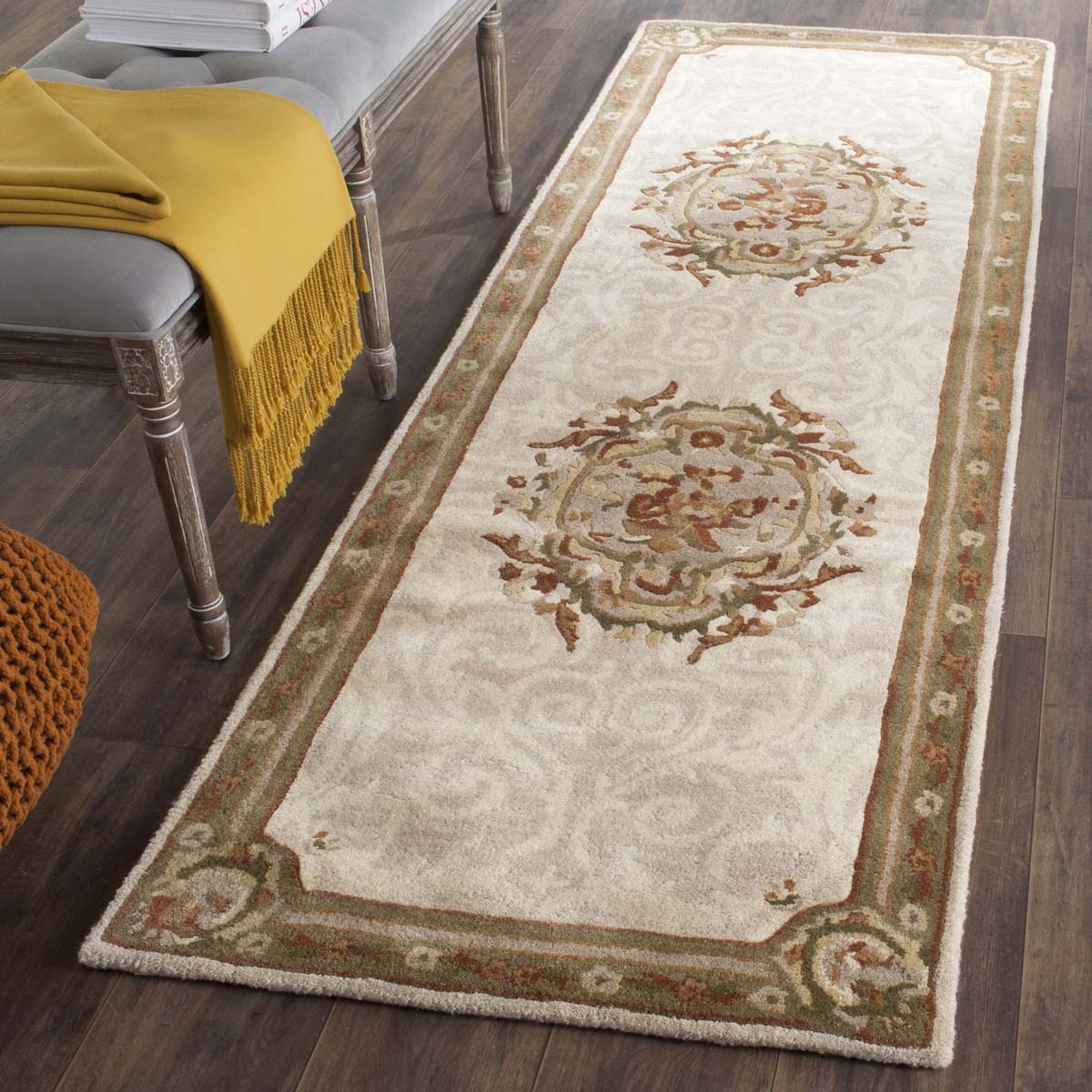 Safavieh Empire 414 Rug, EM414 - Ivory / Light Grey