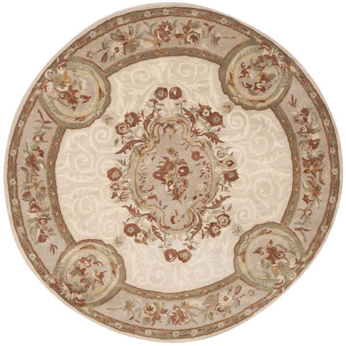 Safavieh Empire 414 Rug, EM414 - Ivory / Light Grey