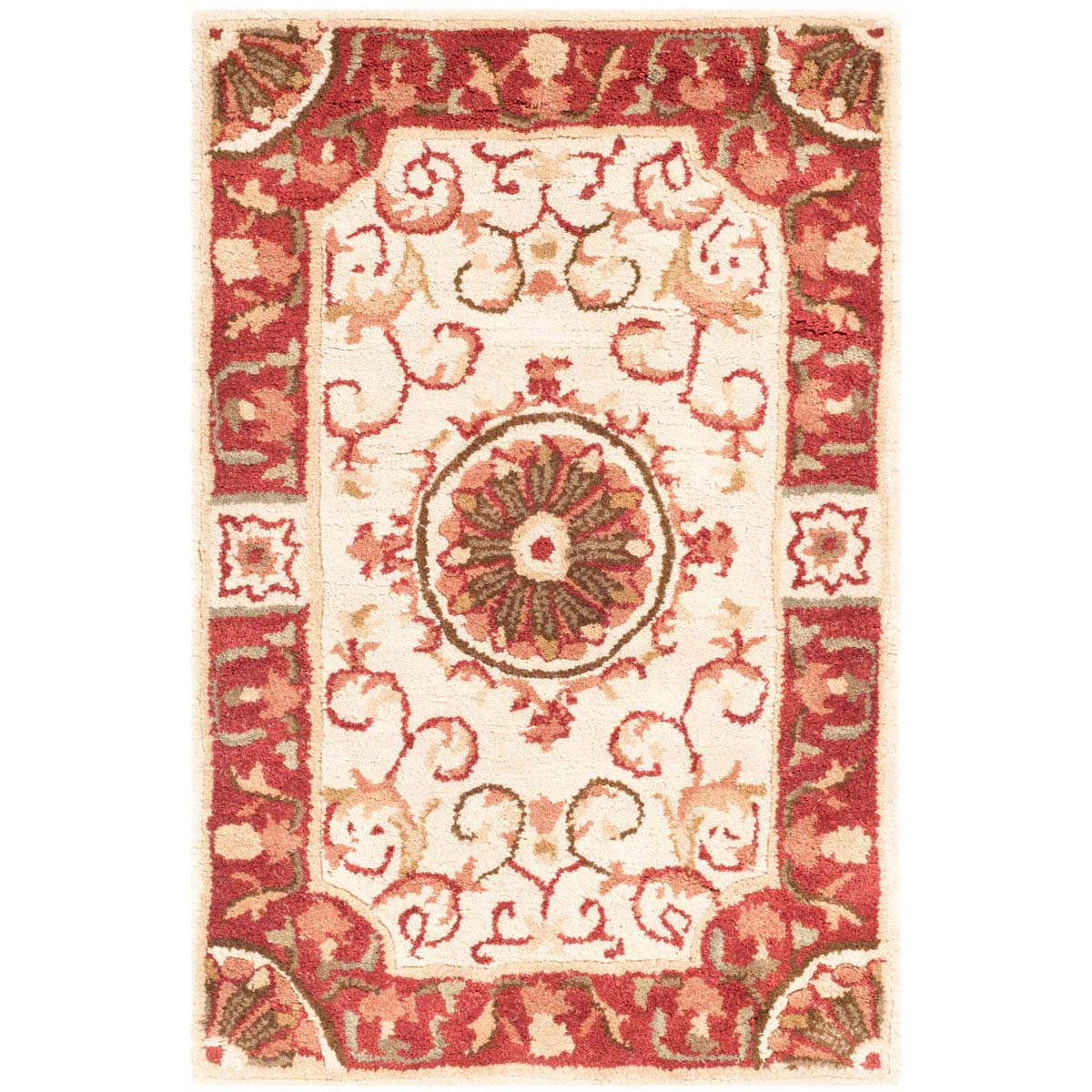 Safavieh Empire 459 Rug, EM459 - Ivory / Red