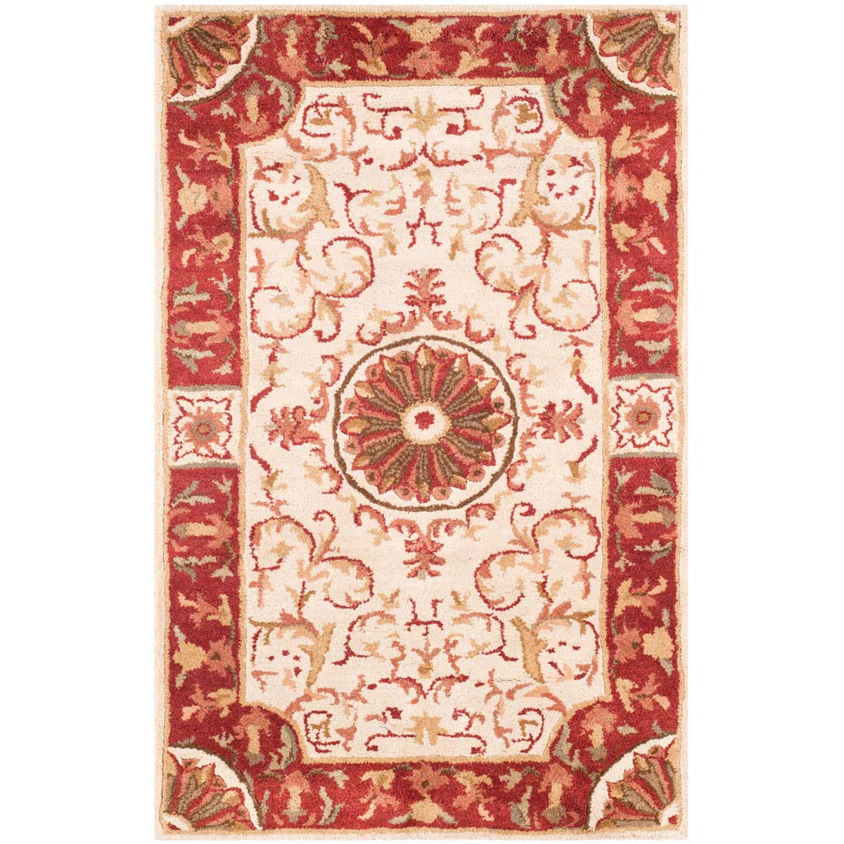 Safavieh Empire 459 Rug, EM459 - Ivory / Red