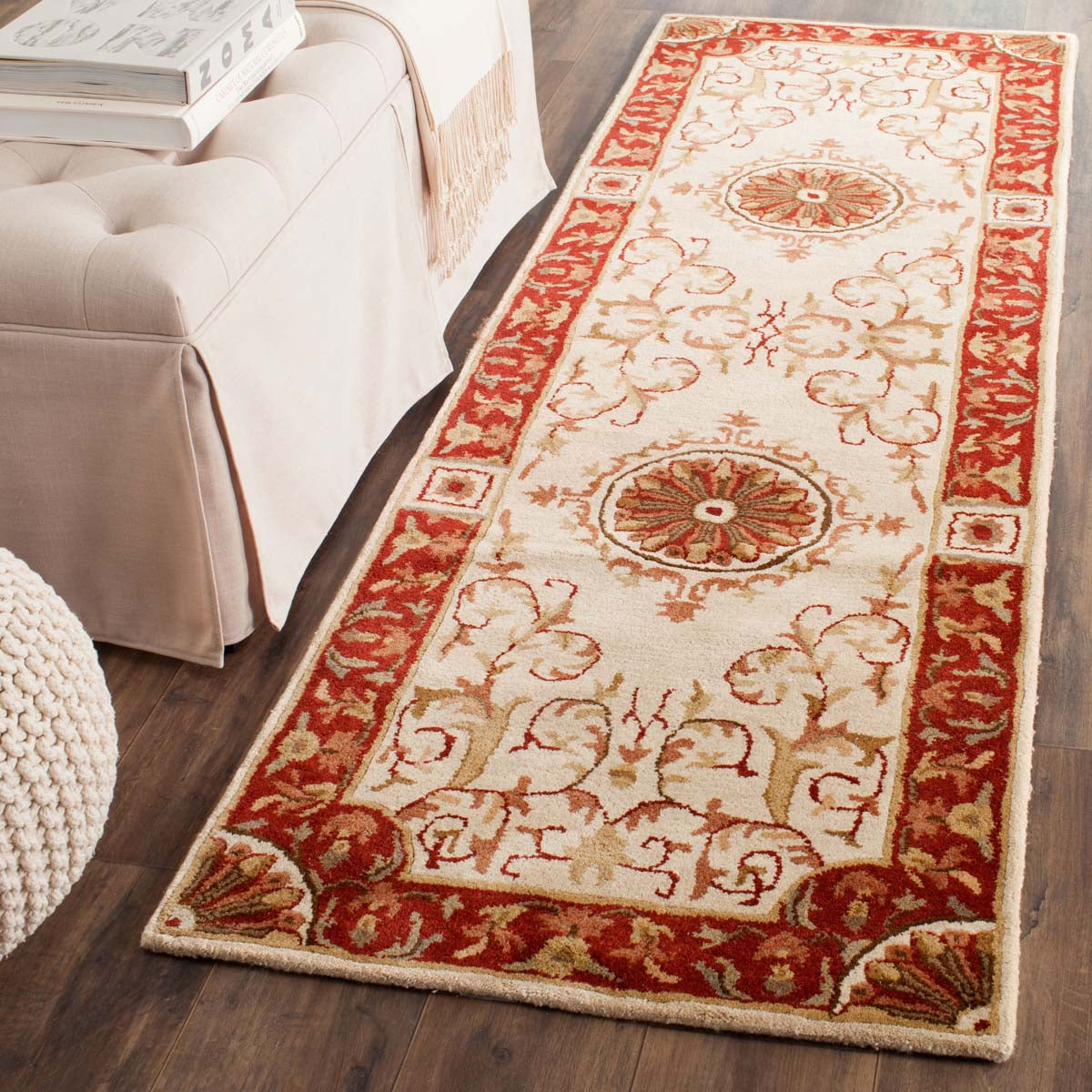 Safavieh Empire 459 Rug, EM459 - Ivory / Red