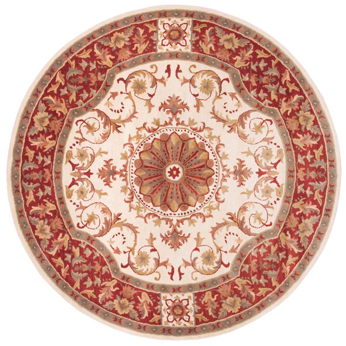 Safavieh Empire 459 Rug, EM459 - Ivory / Red