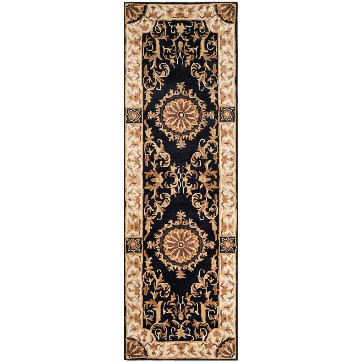 Safavieh Empire 459 Rug, EM459 - Black / Ivory