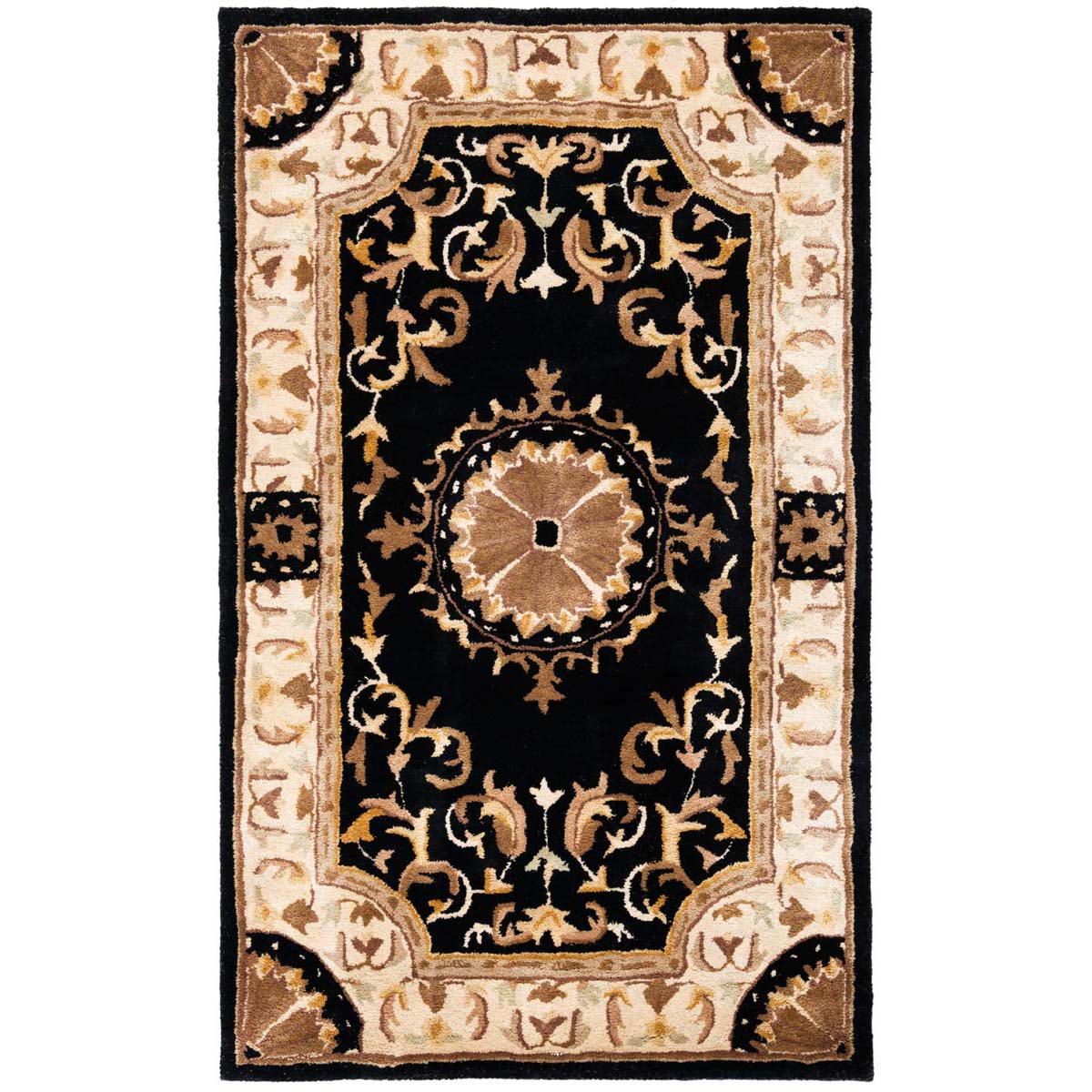 Safavieh Empire 459 Rug, EM459 - Black / Ivory