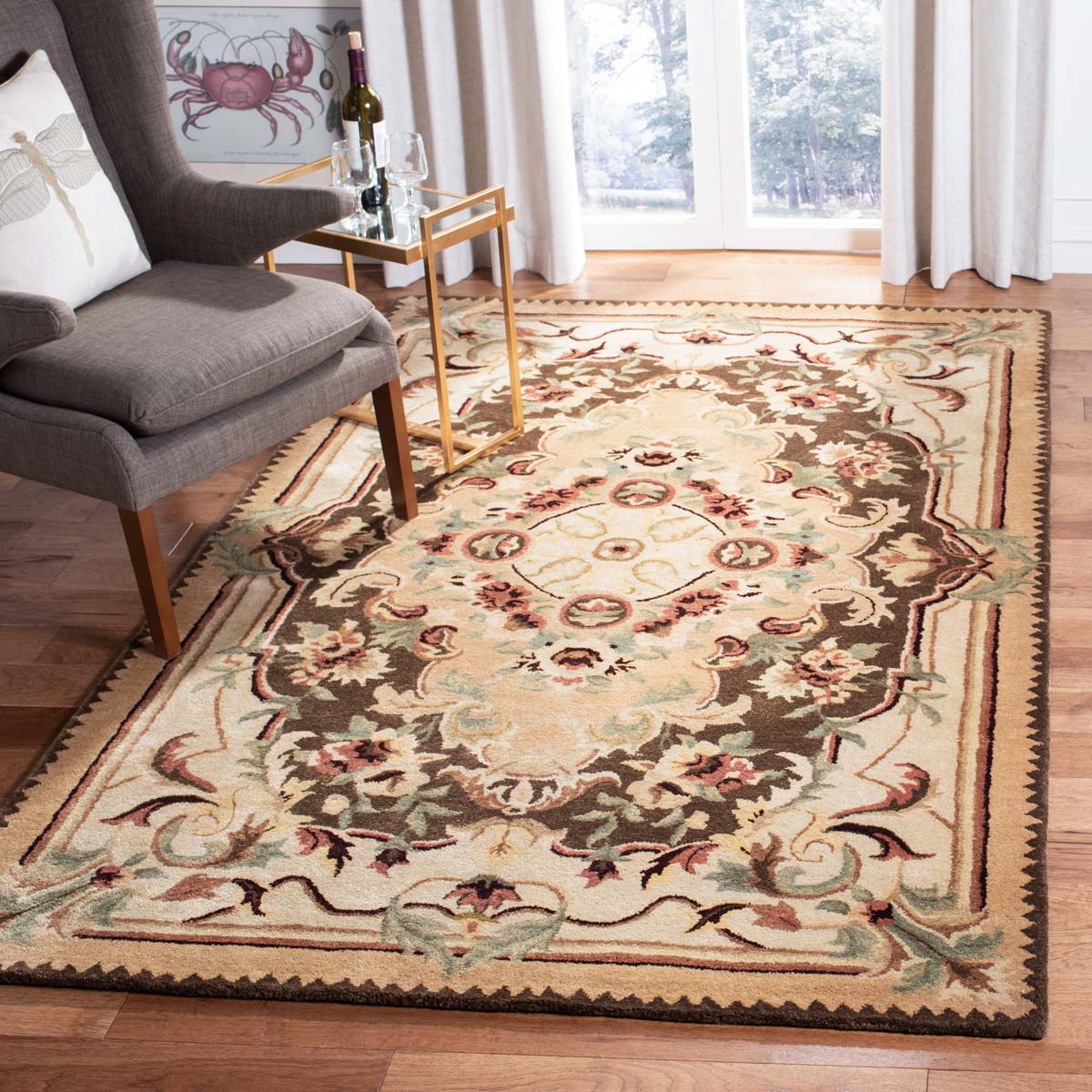 Safavieh Empire 832 Rug, EM823 - Brown / Beige