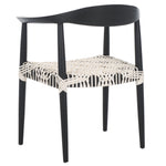 Safavieh Bandelier Arm Chair , FOX1003 - White / Black