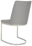 Safavieh Parkston Side Chair (Set of 2), FOX2013 - Dark Grey Linen