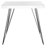 Safavieh Wolcott Retro Mid Century Square Accent Table , FOX4205 - White/Black