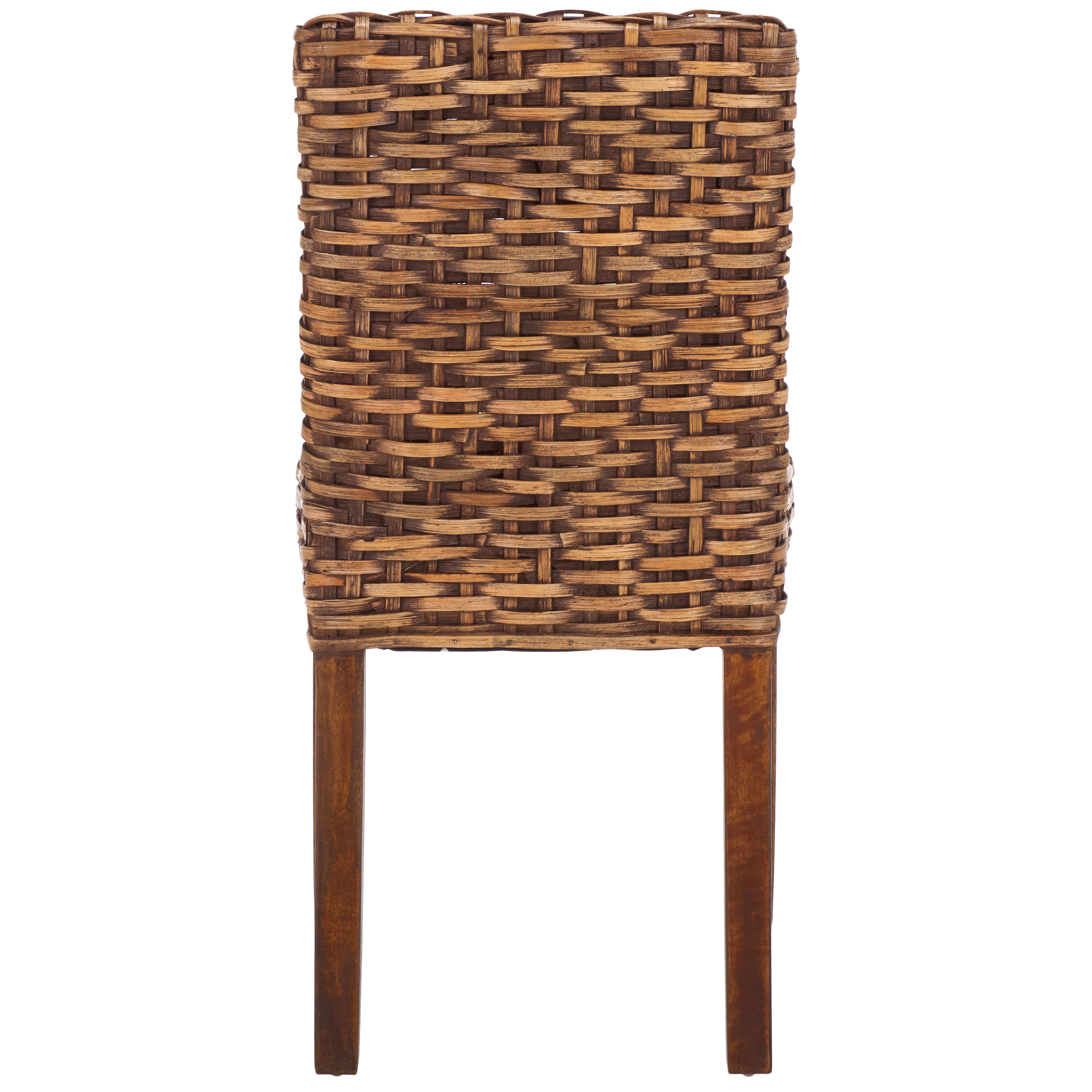 Safavieh Grove 19''H Rattan Side Chair (Set of 2), FOX6522 - Brown