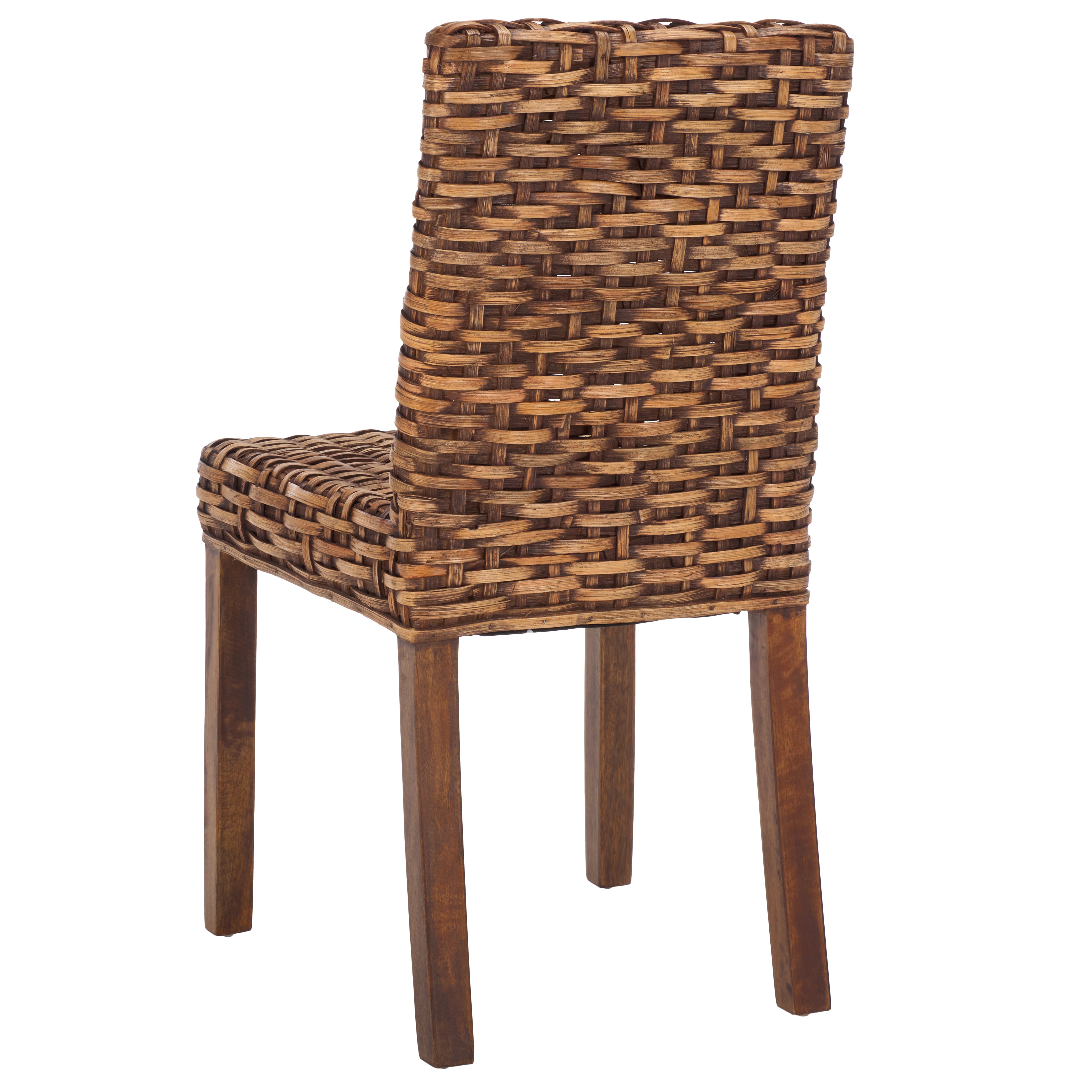 Safavieh Grove 19''H Rattan Side Chair (Set of 2), FOX6522 - Brown