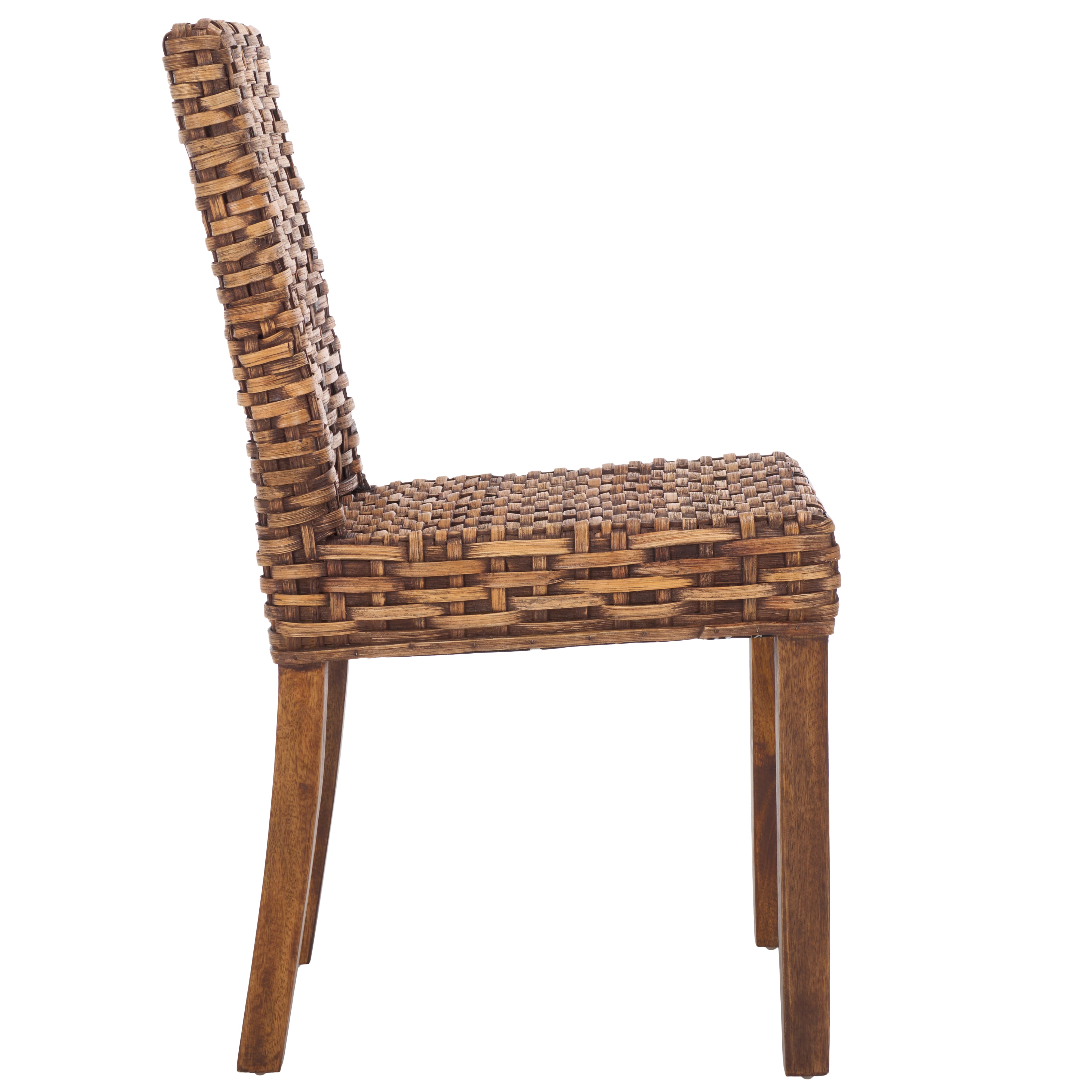 Safavieh Grove 19''H Rattan Side Chair (Set of 2), FOX6522 - Brown