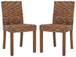 Safavieh Grove 19''H Rattan Side Chair (Set of 2), FOX6522 - Brown