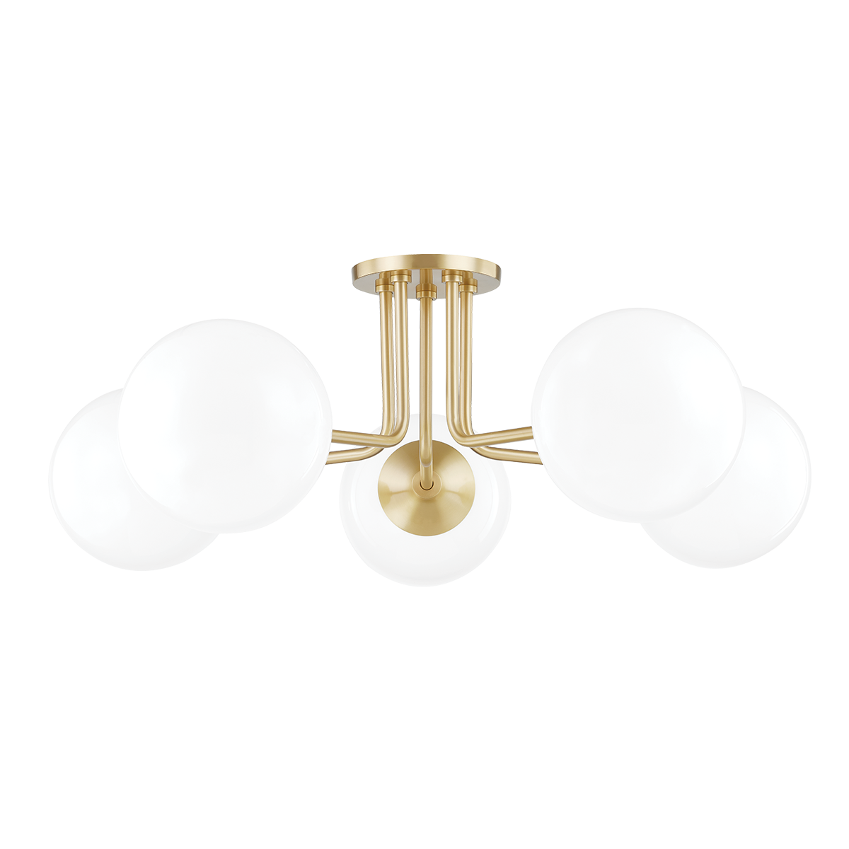 Stella Semi Flush | Mitzi Lighting - H105605-AGB