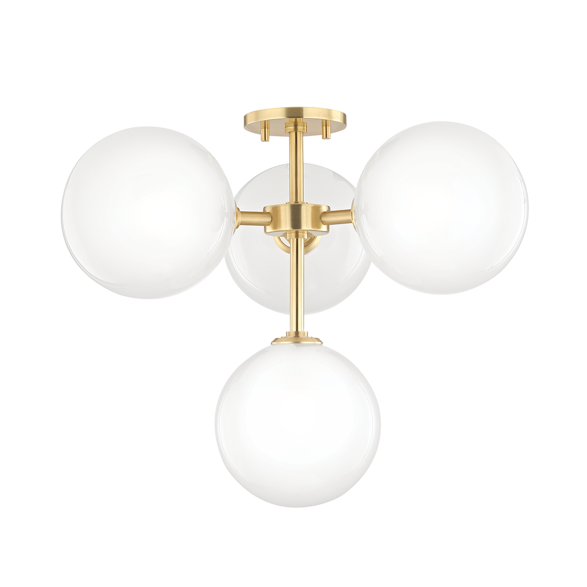 Ashleigh Semi Flush | Mitzi Lighting - H122604-AGB