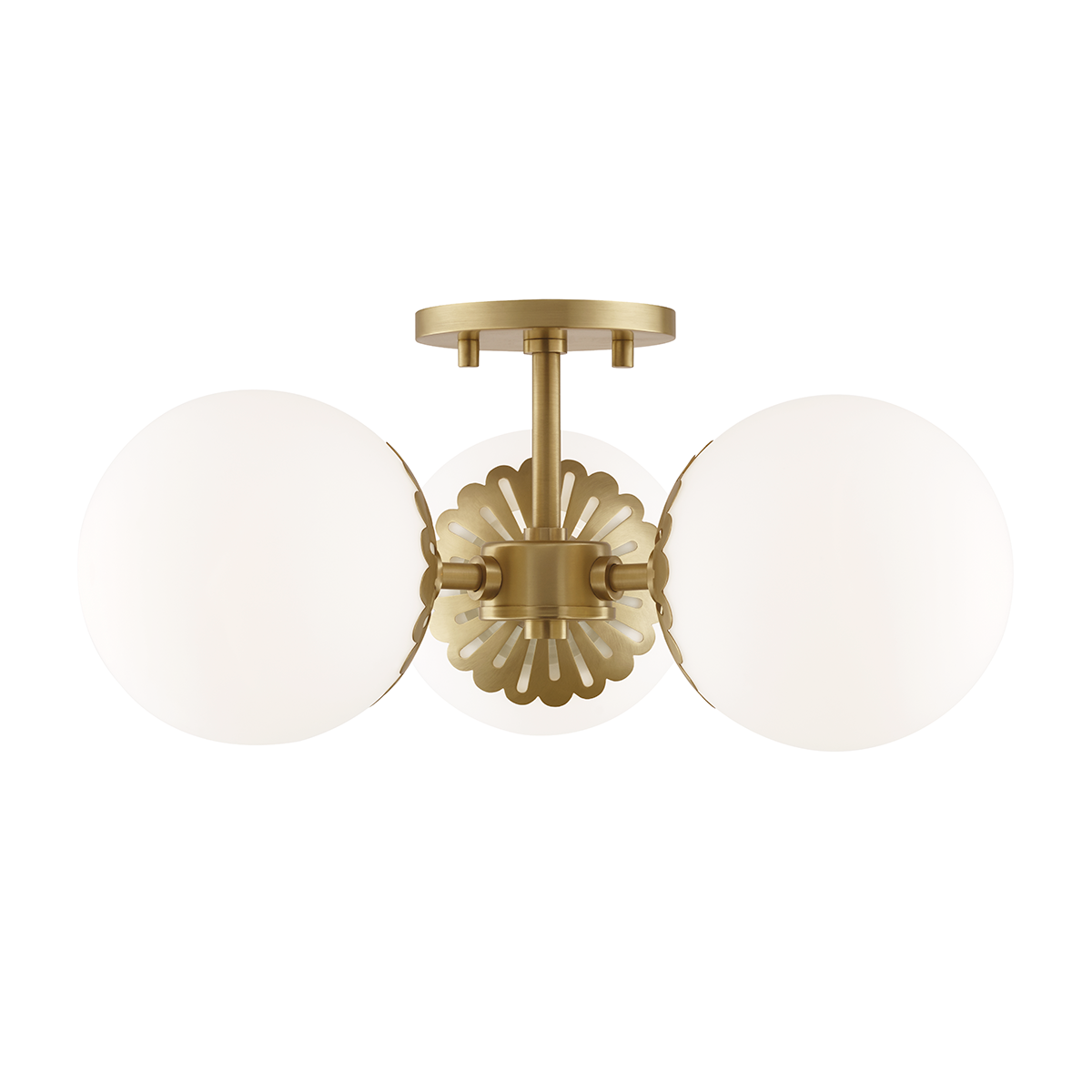 Paige Semi Flush | Mitzi Lighting - H193603-AGB