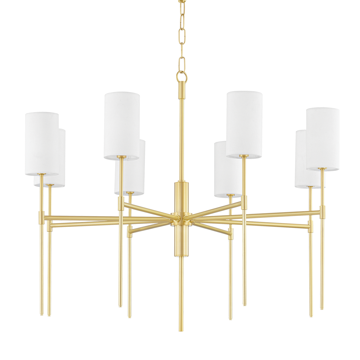 Olivia Chandelier | Mitzi Lighting - H223808-AGB