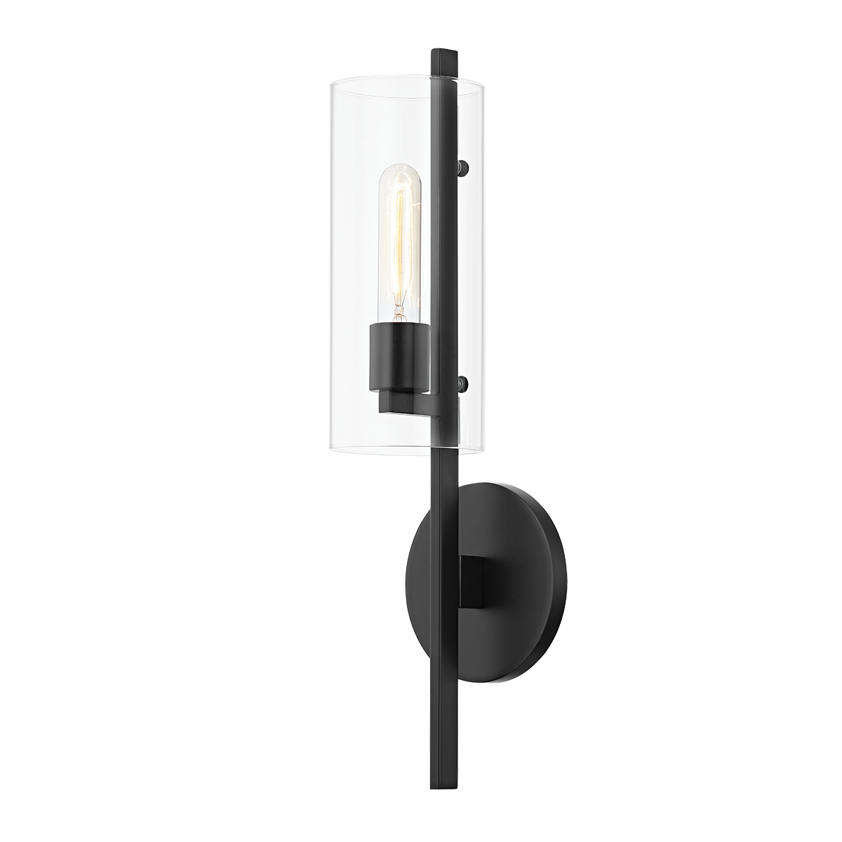 Ariel Wall Sconce | Mitzi Lighting - H326101-SBK